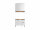 Badezimmer Badmöbel -Set ASPEN 80 cm Spiegelschrank Wbu Set 4