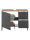 Badezimmer Waschbeckenunterschrank 80 cm Badmöbel ASPEN schwarz matt