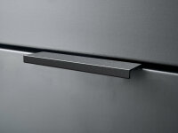 Badezimmer Waschbeckenunterschrank 60 cm Badmöbel ASPEN schwarz matt