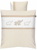 Textil-Set Babybettwäsche mit Nestchen inkl. Matratze, Himmelsstange & Wickelauflage