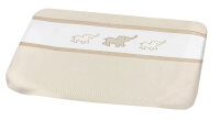 Textil-Set Babybettwäsche mit Nestchen inkl. Matratze, Himmelsstange & Wickelauflage