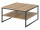 Couchtisch KUBUS in Evoke Eiche Dekor quadratisch Metallgestell (BxHxT) 75x40x75 cm