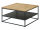 Couchtisch TIRANO Eiche massiv geölt mit durchgehender Lamelle (BxHxT) 75x40x75 cm