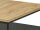 Couchtisch TIRANO Eiche massiv geölt mit durchgehender Lamelle (BxHxT) 75x40x75 cm