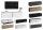 Lowboard VARIANTO 1 Schrank Set, modernes griffloses TV-Board, 2 tlg., 152 cm, TV-Schrank, stehend und hängend