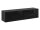 Lowboard VARIANTO 1, Schrank Set, anthrazit matt / schwarz Hochglanz griffloses TV-Board, 2 tlg., 152 cm hängend