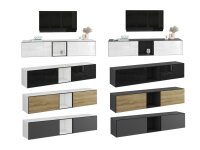 Lowboard VARIANTO 2, Schrank Set, modernes griffloses...