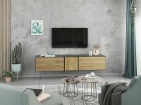 Lowboard VARIANTO 3 Schrank Set, modernes griffloses...