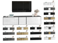 Lowboard VARIANTO 3 Schrank Set, modernes griffloses...