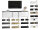 Lowboard VARIANTO 3 Schrank Set, modernes griffloses TV-Board, 3 tlg., 190 cm, TV-Schrank, stehend und hängend