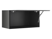 Lowboard VARIANTO 3, Schrank Set, anthrazit matt / anthrazit matt griffloses TV-Board, 3 tlg., 190 cm hängend