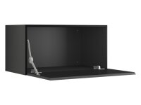 Lowboard VARIANTO 3, Schrank Set, anthrazit matt / anthrazit matt griffloses TV-Board, 3 tlg., 190 cm hängend