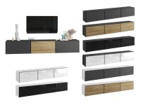 Lowboard VARIANTO 4 Schrank Set, modernes griffloses...