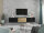 Lowboard VARIANTO 4, Schrank Set, anthrazit matt / schwarz Hochglanz / Evoke Eiche 3 tlg., 228 cm hängend