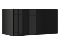 Lowboard VARIANTO 4, Schrank Set, anthrazit matt / Evoke Eiche / schwarz Hochglanz 3 tlg., 228 cm hängend