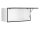 Lowboard VARIANTO 4, Schrank Set, weiß matt / schwarz Hochglanz / Evoke Eiche 3 tlg., 228 cm hängend