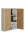 Aktenschrank TABOR 11 in lichtgrau / Gold Harbor Oak, Schrankwand, Büroschrank, abschließbar, Metallgriffe