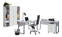 Büromöbel-Set TABOR PRO 3 in weiß /...