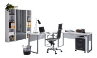 Büromöbel-Set TABOR PRO 3 in weiß /...