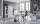 Büromöbel-Set TABOR PRO 4 in weiß / weiß Hochglanz, Arbeitszimmer Komplett-Set