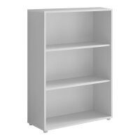 Büromöbel-Set TABOR PRO 7 in weiß / weiß matt, Arbeitszimmer Komplett-Set