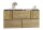 Sideboard VARIANTO 3 Schrank Set 5 tlg., 152 cm, Kommode, 3 Schränke mit Klappen, 2 Schränke mit Tür