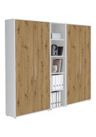Aktenschrank TABOR 10 in weiß / Artisan Eiche,...