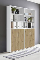 Aktenschrank TABOR 11 in weiß / Artisan Eiche,...