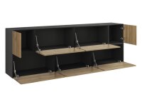 Sideboard VARIANTO 4 Schrank Set 7 tlg., 228 cm, Kommode, 5 Schränke mit Klappen, 2 Schränke mit Tür