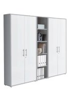 Aktenschrank TABOR 10 in lichtgrau / weiß matt,...