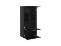Highboard VARIANTO 8 Schrank Set 5 tlg., anthrazit matt / anthrazit matt, Sideboard, 3 Schränke mit Klappe, 2 Regale