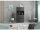Highboard VARIANTO 8 Schrank Set 5 tlg., anthrazit matt / anthrazit matt, Sideboard, 3 Schränke mit Klappe, 2 Regale