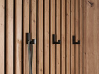 Kompaktgarderobe MONTE CARLO mit Spiegel in Artisan Eiche Nb. / weiß 122 cm breit