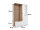 Kompaktgarderobe MONTE CARLO mit Spiegel in Artisan Eiche Nb. / weiß 122 cm breit
