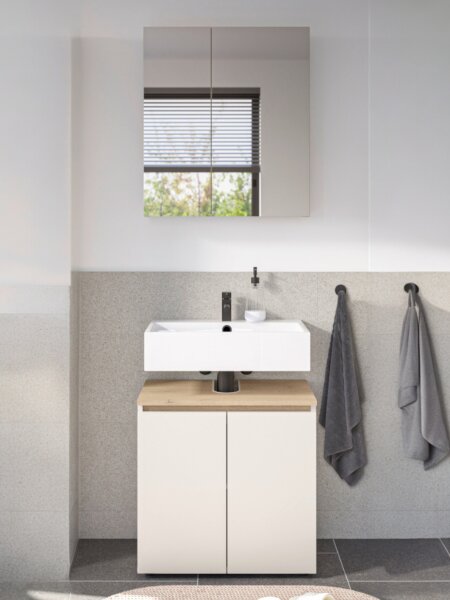 Badezimmer Badmöbel -Set LONDRES Spiegelschrank Wbu Set 4