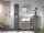Badezimmer Badmöbel -Set LONDRES Anthrazit Hochschrank Spiegelschrank Wbu Kommode Set 1