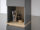 Badezimmer Badmöbel -Set LONDRES Anthrazit Hochschrank Spiegelschrank Wbu Kommode Set 1