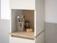 Badezimmer Hochschrank LONDRES Kaschmir Badmöbel