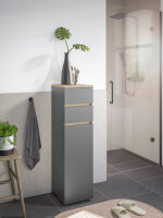 Badezimmer Kommode LONDRES Anthrazit Badmöbel