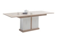 Esstisch Avenue in Polar Eiche, Absetzung Anderson Pine Dekor, ausziehbar 160/210x90 cm