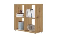 Würfelregal Regal QUADRO in Artisan Eiche, 4...