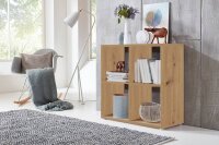 Würfelregal Regal QUADRO in Artisan Eiche, 4...