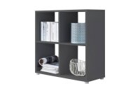 Würfelregal Regal QUADRO in Anthrazit, 4...