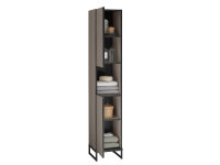 Badezimmer Hochschrank VENEZIA kaschmir Badmöbel 30 cm breit