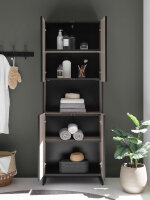 Badezimmer Hochschrank VENEZIA kaschmir Badmöbel 60 cm breit