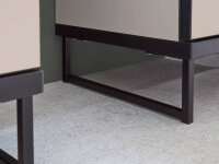 Badezimmer Hochschrank VENEZIA kaschmir Badmöbel 60 cm breit