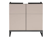 Badezimmer Waschbeckenunterschrank VENEZIA kaschmir Badmöbel Wbu 60 cm