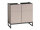 Badezimmer Waschbeckenunterschrank VENEZIA kaschmir Badmöbel Wbu 60 cm