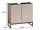 Badezimmer Waschbeckenunterschrank VENEZIA kaschmir Badmöbel Wbu 60 cm