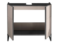 Badezimmer Waschbeckenunterschrank VENEZIA kaschmir Badmöbel Wbu 80 cm